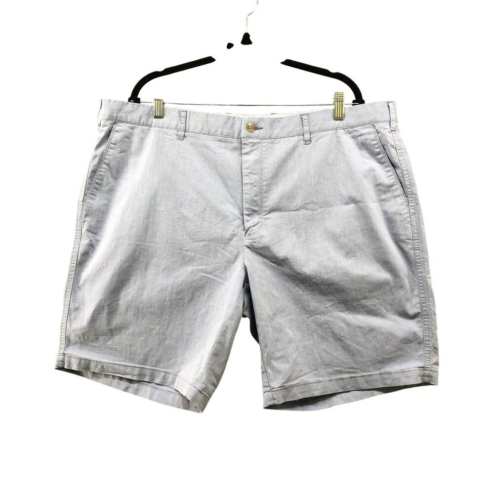 Peter Millar Chino Shorts Mens Size 42 Light‎ Blue 9'' Inseam Flat Front